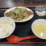 珉珉 - レバニラ定食('25/03/15)