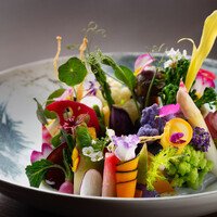 【眞蔵/ Singular】シェフのスペシャリテ「箱庭」を含むディナーコース全9品