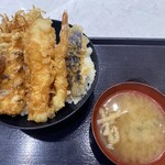 揚げ天まる - 料理写真:上天丼　　