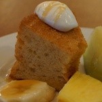 キクヤスカフェ - 果物屋さんのバナナシフォン