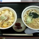 Yamada Udon Shokudou - とうふ玉子丼セット￥５６０　※税込価格