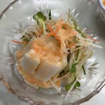 鯉とうなぎのまるます家 総本店 - うどサラダ４５０円