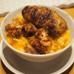 野乃鳥 なんば堂 - ミニ焼鳥丼TKG