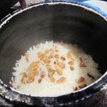 乃上 - （ご飯）土鍋炊きの大豆ごはん