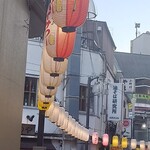 金田 - 駅側の方向