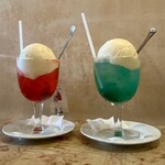 ゆりあぺむぺる - ・ゆりあぺむぺるクリームソーダ 40年の歴史（ザクロ）
・Cream Soda おしゃまなエイミー(フルーツミックス)