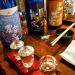 炉端のユーカラ - 北海道の地酒で飲み比べ