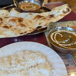 カリカキッチン - 本日のカレー　豆とチキン　辛さ普通
