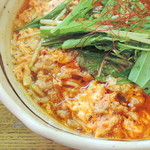 らーめん しおの風 - 煮崩し玉子