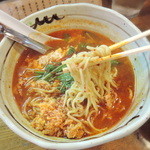 らーめん しおの風 - 麺は普通