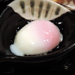 極浄うどん うだま - 2014.7とり天ざるうどん温泉玉子トッピング