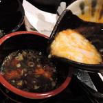 極浄うどん うだま - 2014.7とり天ざるうどん温泉玉子トッピング