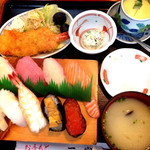 一心 - 寿司定食¥1404…微妙〜な価格設定