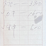 和食処 山女魚 - 注文伝票