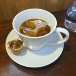 キッチン ブルー グローブ - ホワイトコーヒーへ