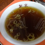新京 - 焼そばのスープ
