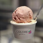 gelateria COLORE - アーモンド＆いちご杏仁