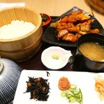 おひつごはん四六時中 - 料理写真:ごろごろ野菜と鶏の黒酢和え御膳