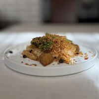 中国料理 古稀殿 - 大海老とイカのガーリック炒め