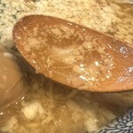 中華そば タンポポ - 背脂トッピングたっぷり