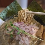 麺屋　日出次 - 細麺味助