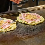 鉄板 さはら - お好み焼き