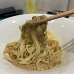 左とう - 明太ジェノベーゼ麵リフト