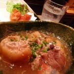 海人 - 今日の締めは、ティビチ（豚足煮込み）などなど！(＾ｰ^)ノ
相変わらず、この時間からでも安心営業(￣▽￣)
っていうか、朝8時まで営業(^◇^