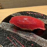 浅草壽司清 - 背のテンテンの赤身