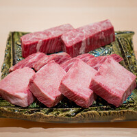 江戸焼肉 - 神谷商店　神のタン厚切り、神谷商店　ハラミ 