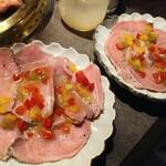 厚切り牛タン 焼肉一心たん助 - 