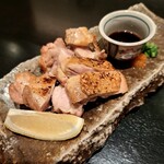 割烹 小林 - 知床鶏の炭火焼 1300円