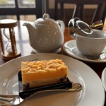 クラブハリエ 彦根美濠の舎 - ケーキセット(アイアシェッケ＋ダージリン)