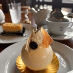 クラブハリエ 彦根美濠の舎 - ケーキセット(カフェブラン＋アールグレイ)