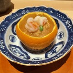 銀座 しのはら - デコポン釜　びっくり！