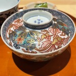 銀座 しのはら - 富貴長春の赤呉須