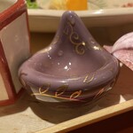 銀座 しのはら - ひちぎり型の豆皿