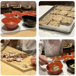 銀座 しのはら - お椀準備中