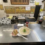 千成屋 - かす汁@430円とおにぎり（2個）@160円