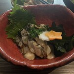 野武士 - 生牡蠣　※やや小ぶりですが鮮度抜群です！酢の塩梅もちょうど良いです！旨い！
