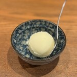 とんかつ KATSU 華 - デザートアイス(柚子)