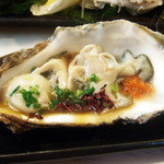 おまかせの松(6000円・外税)の牡蠣ポン酢