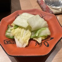 浩也 東京前 - 白菜の漬物（ガリの代わりに