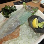 博多もつ鍋 前田屋 - イカの活ずくり