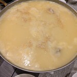 ながせ - 鶏の水炊き（スープ）