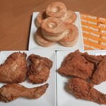ケンタッキーフライドチキン - 料理写真:買い求めた品々