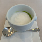 パスタパスタ - 青豆のポタージュ