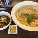 めん処 きよ洲 - 貝汁昆布水の芳醇つけ麺1100円税込