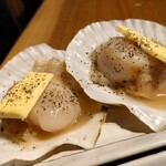 カウンター焼肉かるび - ホタテバター醤油