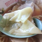 中華そば 初代 梵天丸 - モチモチのワンタン